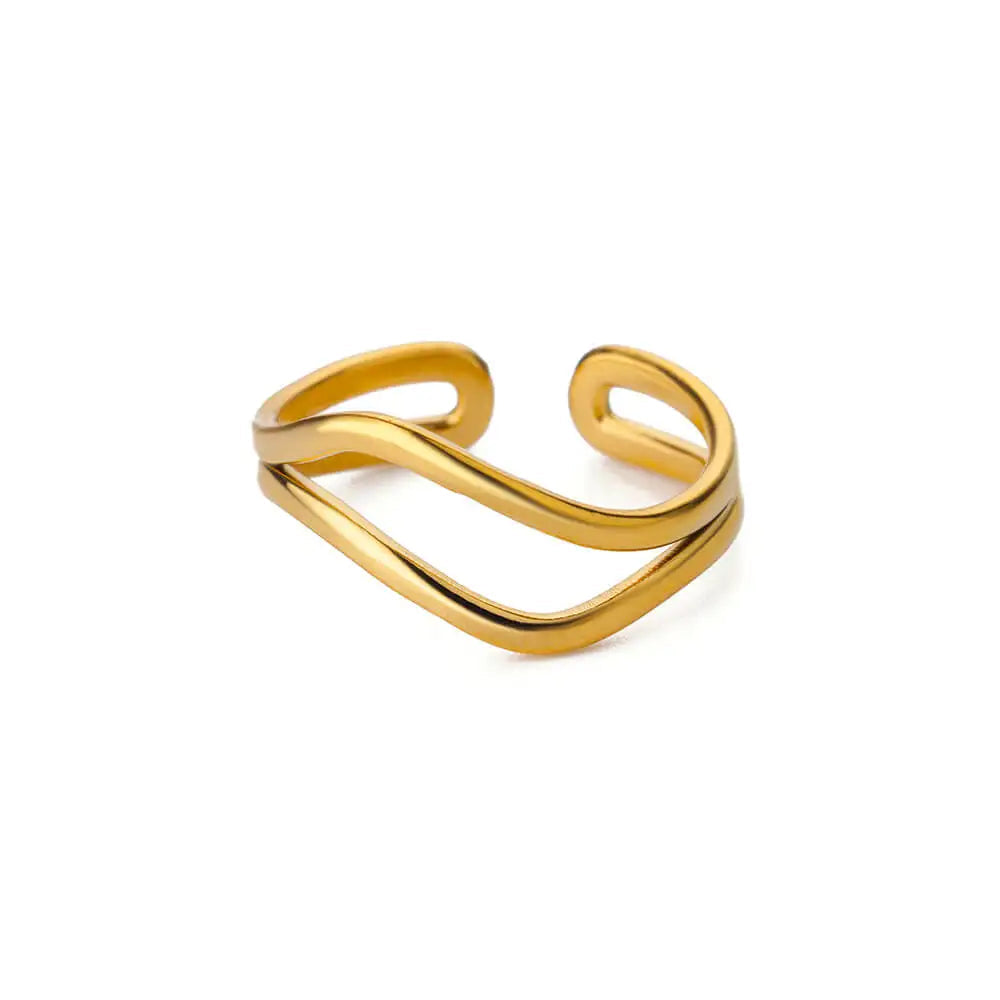 Bague Double Simple