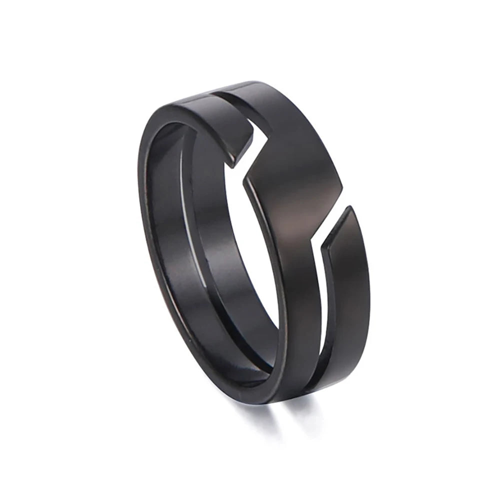 Bague Design Coupée