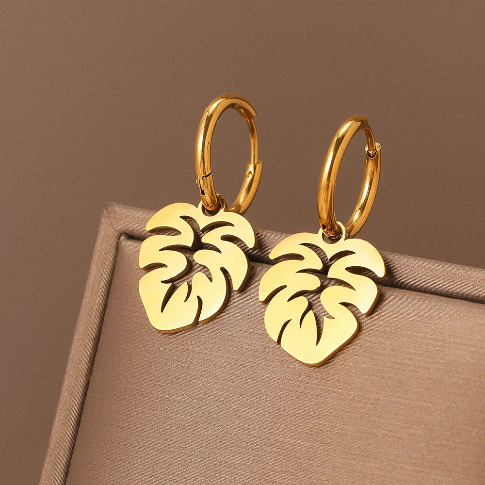 Boucles d'oreilles Plantes