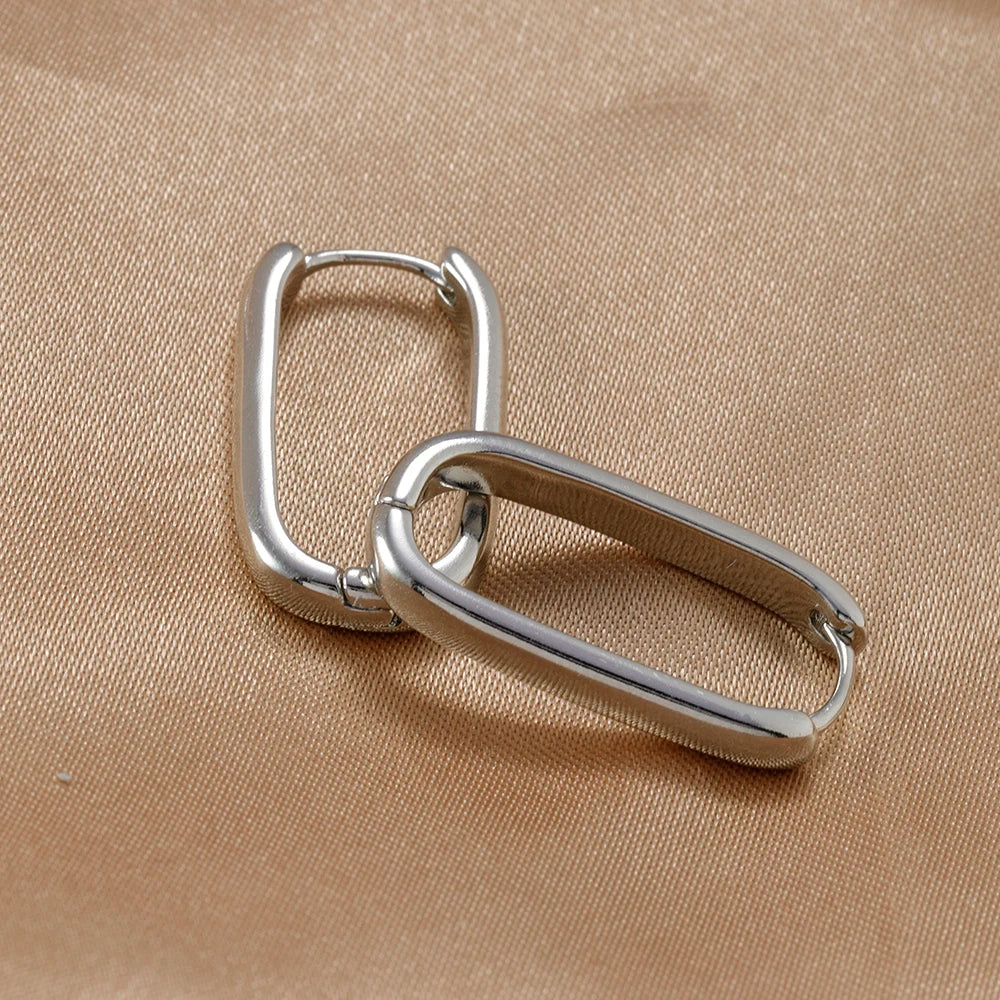 Boucles d'oreilles Ovales