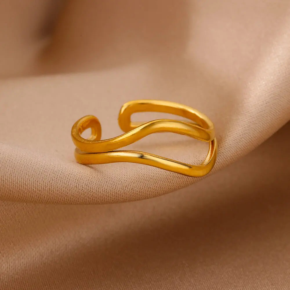 Bague Double Simple
