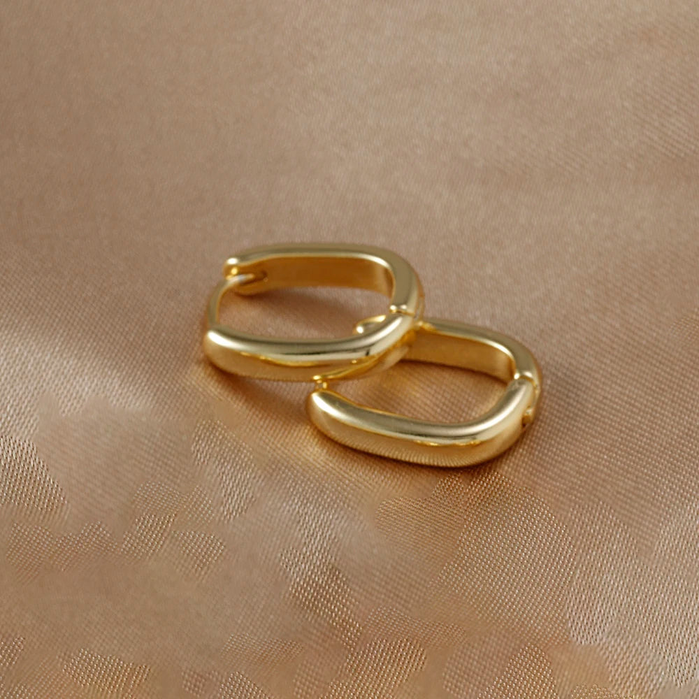 Boucles d'oreilles Ovales