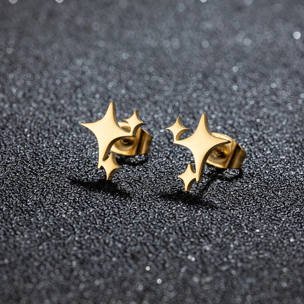 Boucles d'oreilles Étoiles