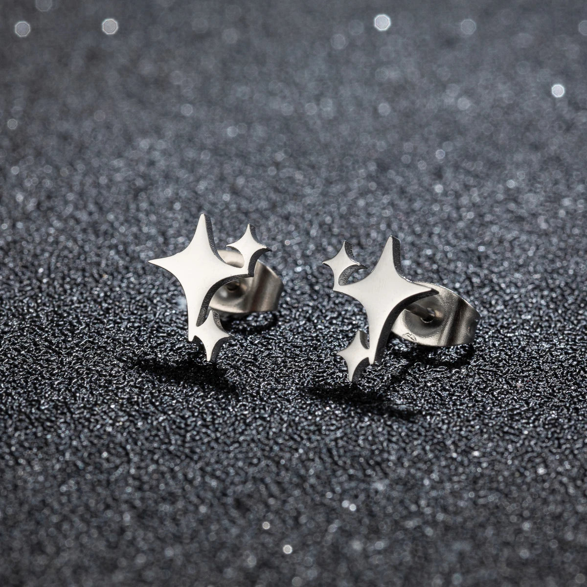 Boucles d'oreilles Étoiles
