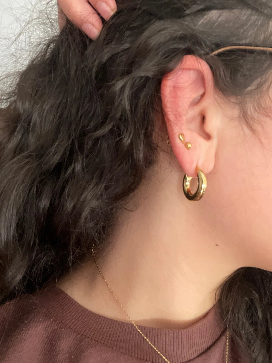 Boucles d'oreilles Créole Épaisse