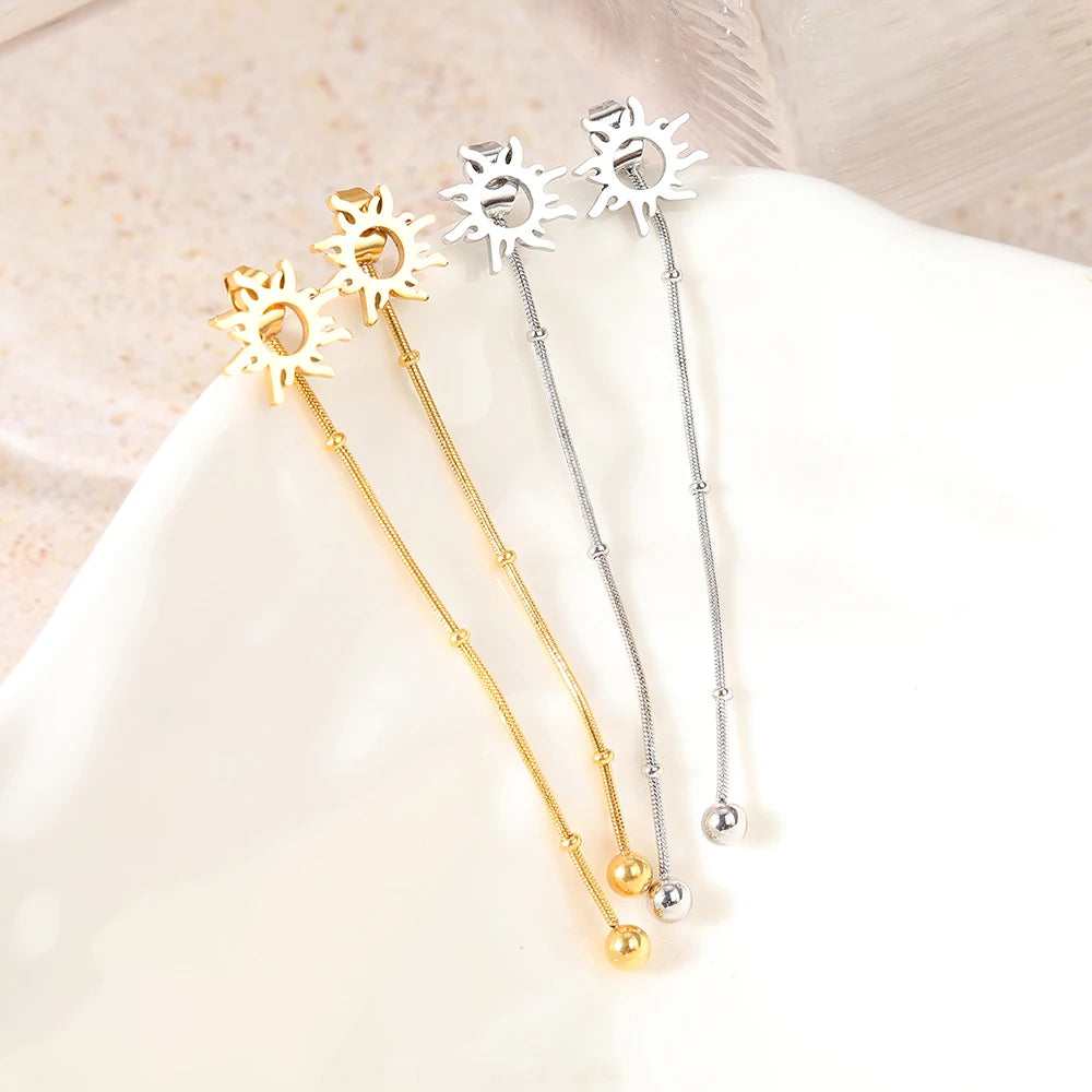 Boucles d'oreilles Soleil Tombant