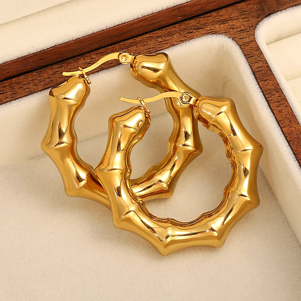 Boucles d'oreilles Bambou