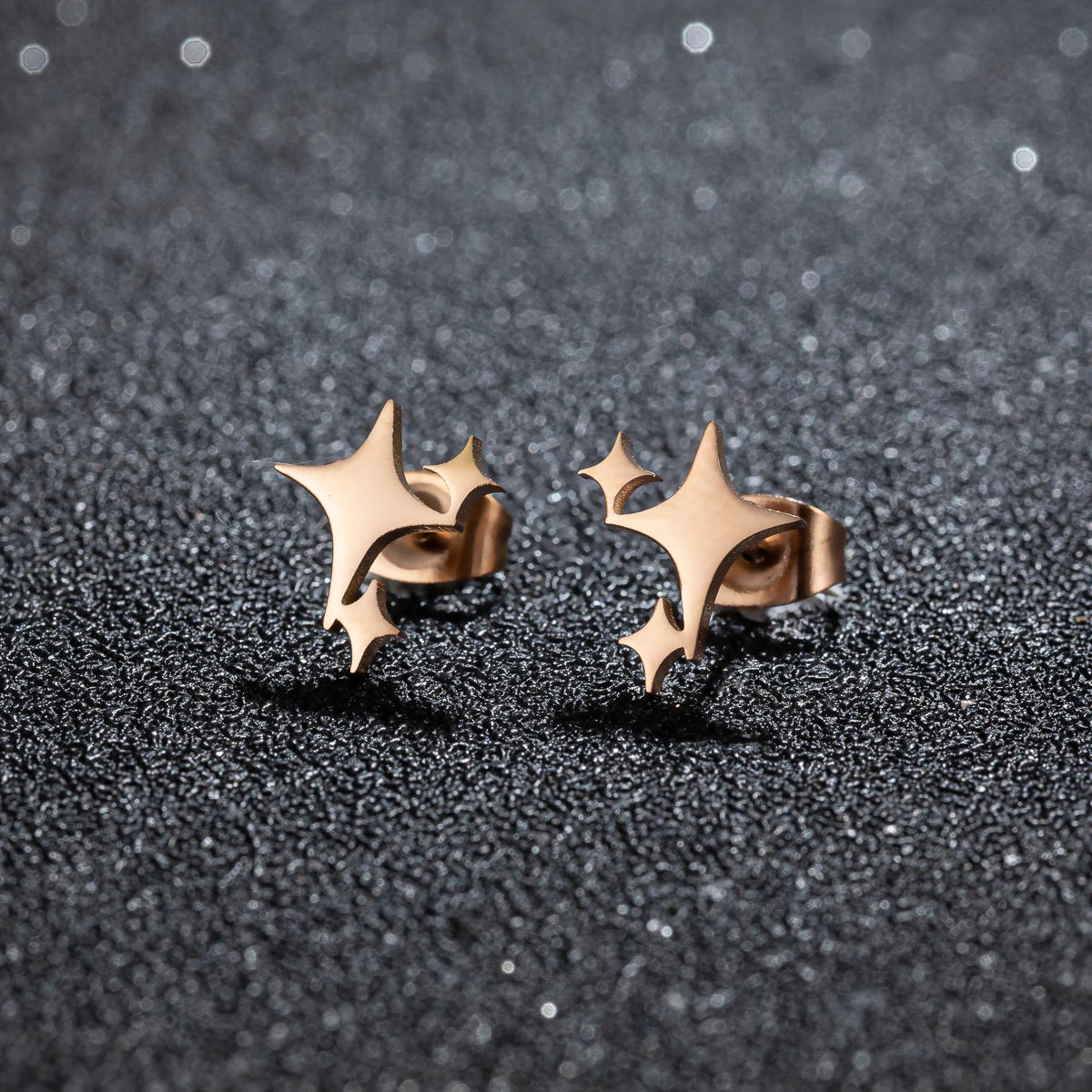 Boucles d'oreilles Étoiles