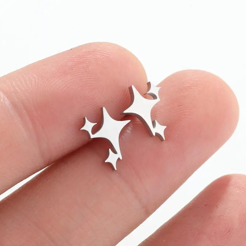 Boucles d'oreilles Étoiles