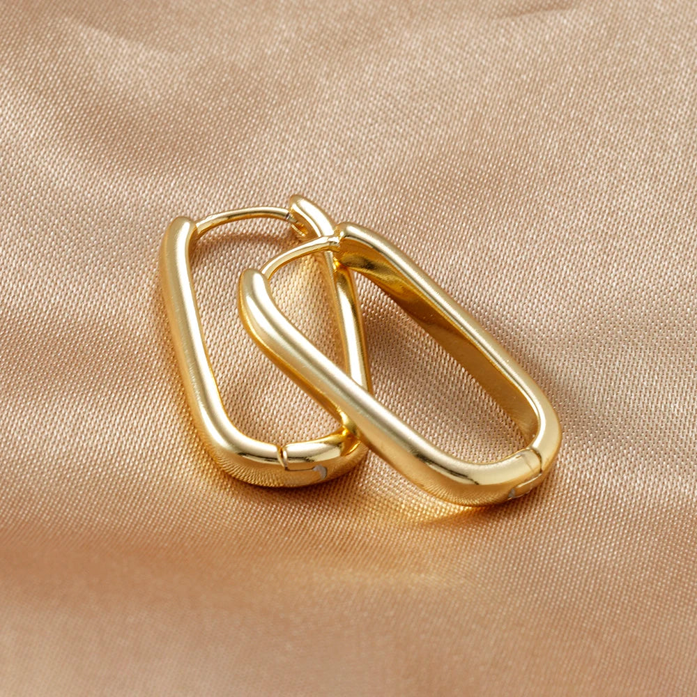 Boucles d'oreilles Ovales