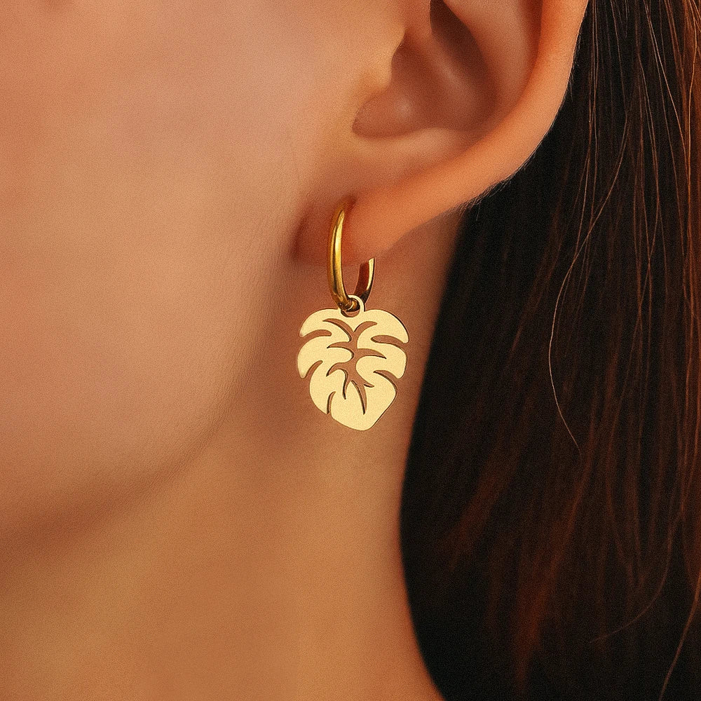 Boucles d'oreilles Plantes