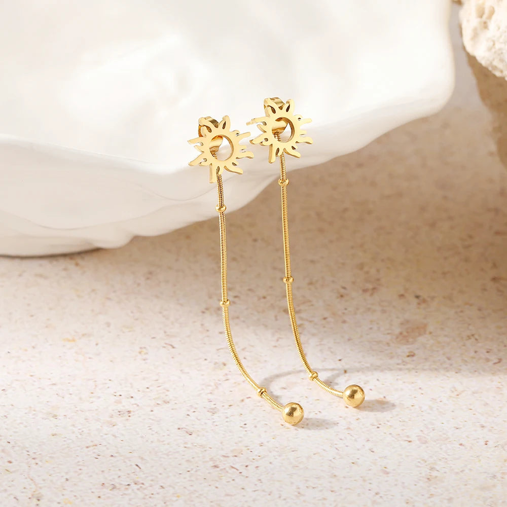 Boucles d'oreilles Soleil Tombant