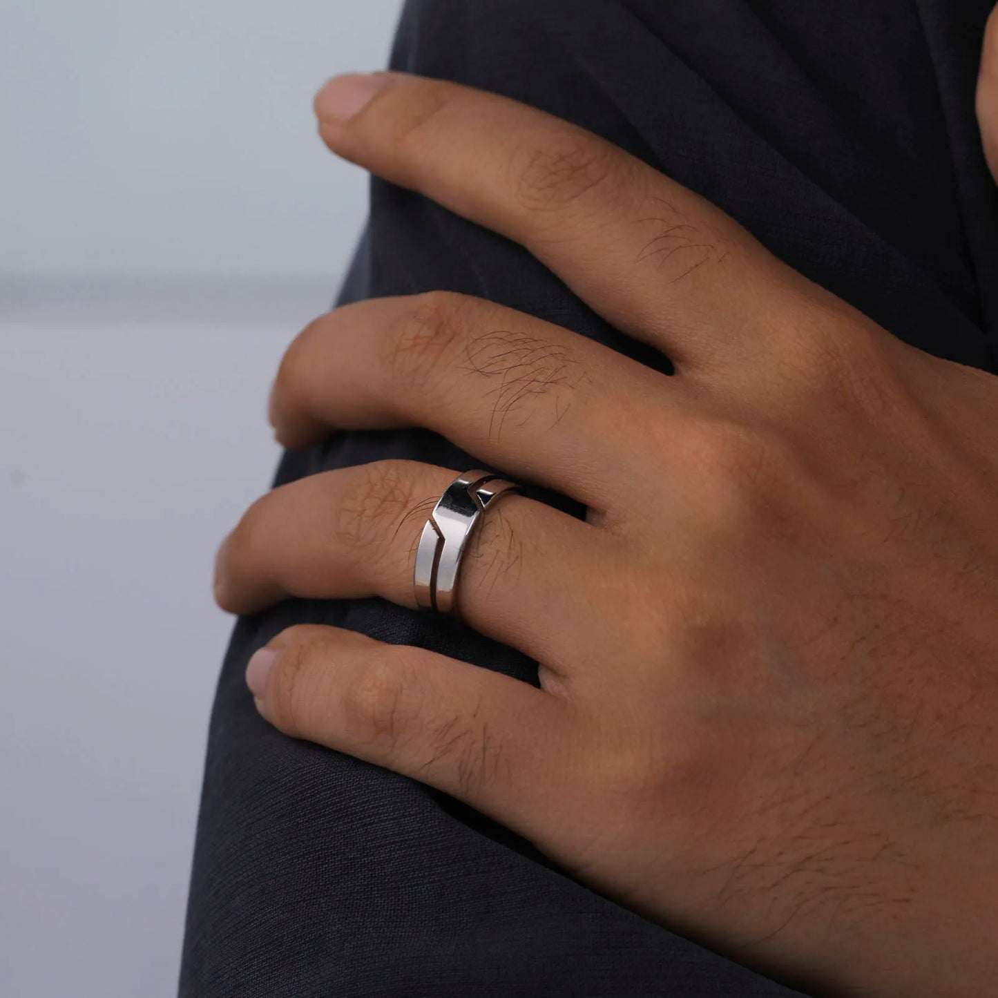 Bague Design Coupée