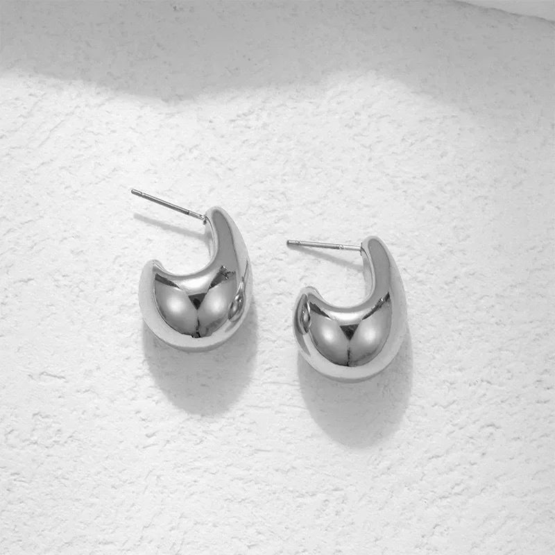 Boucles d'oreilles Goutte d'eau Épaisse