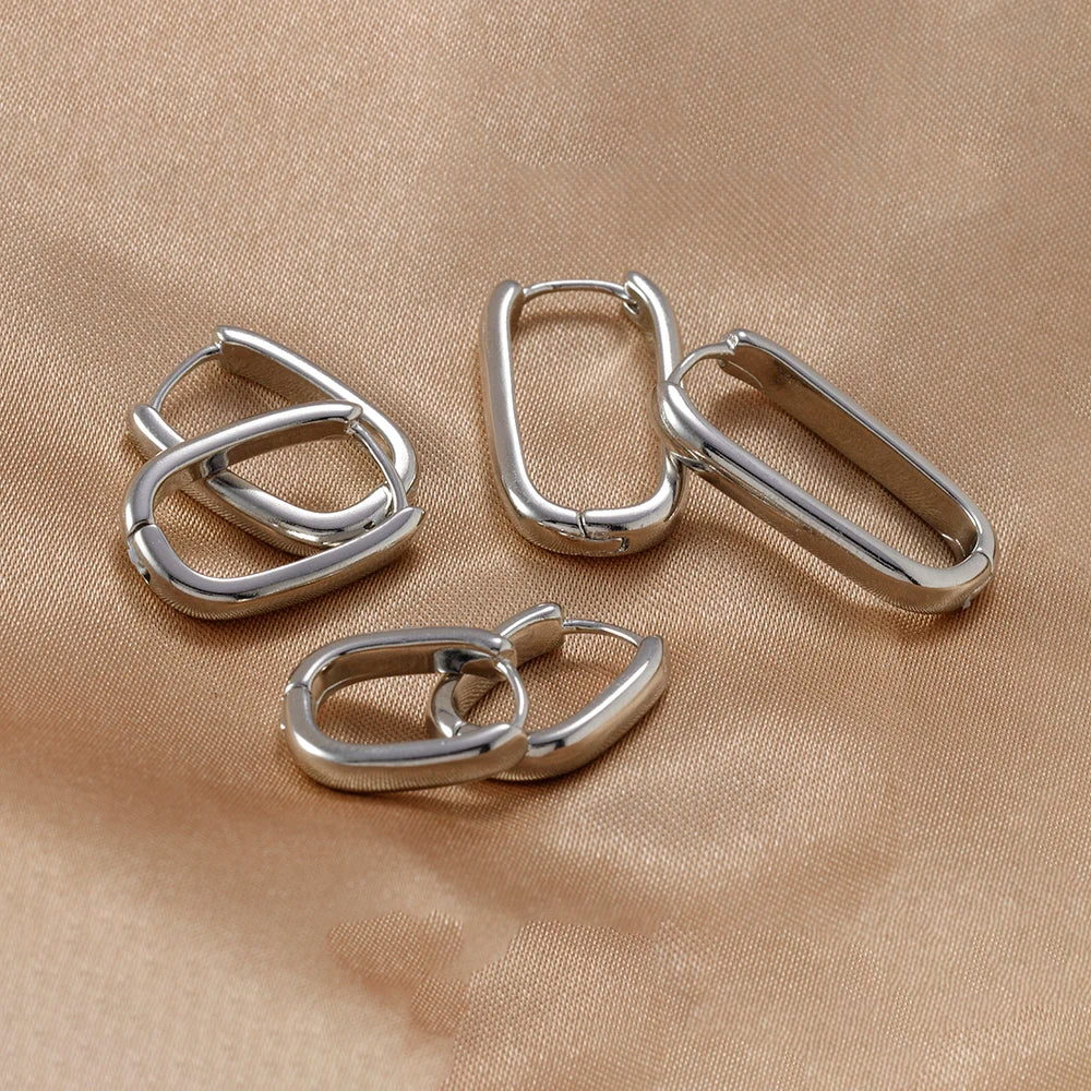 Boucles d'oreilles Ovales