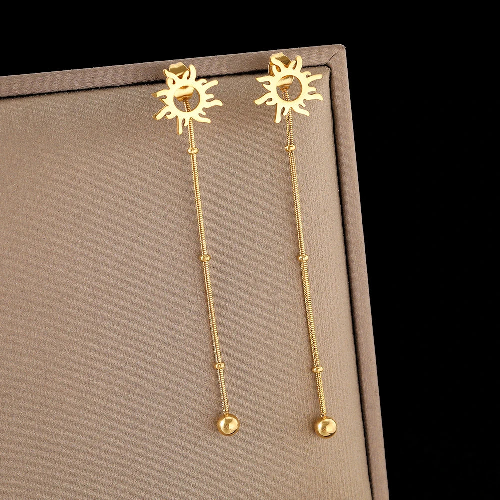 Boucles d'oreilles Soleil Tombant