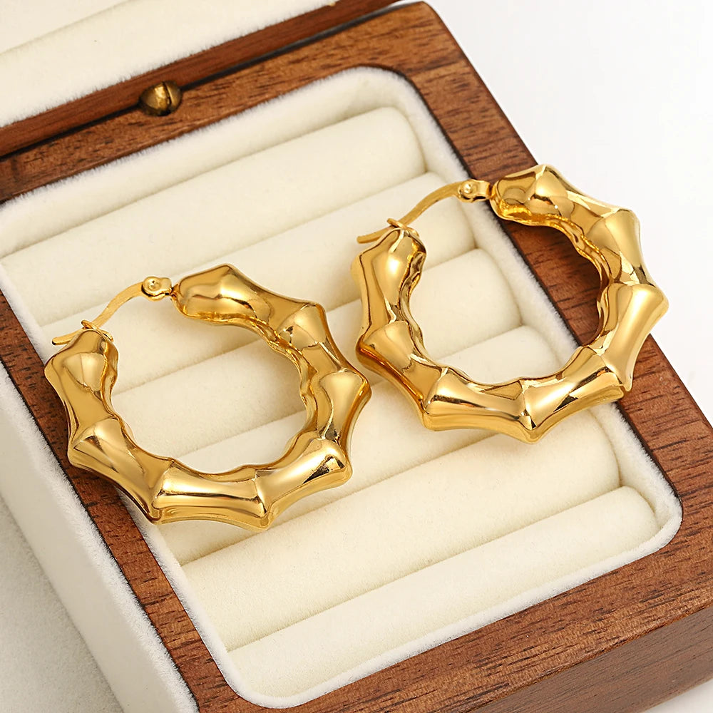 Boucles d'oreilles Bambou