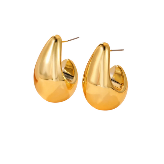 Boucles d'oreilles Goutte d'eau Épaisse