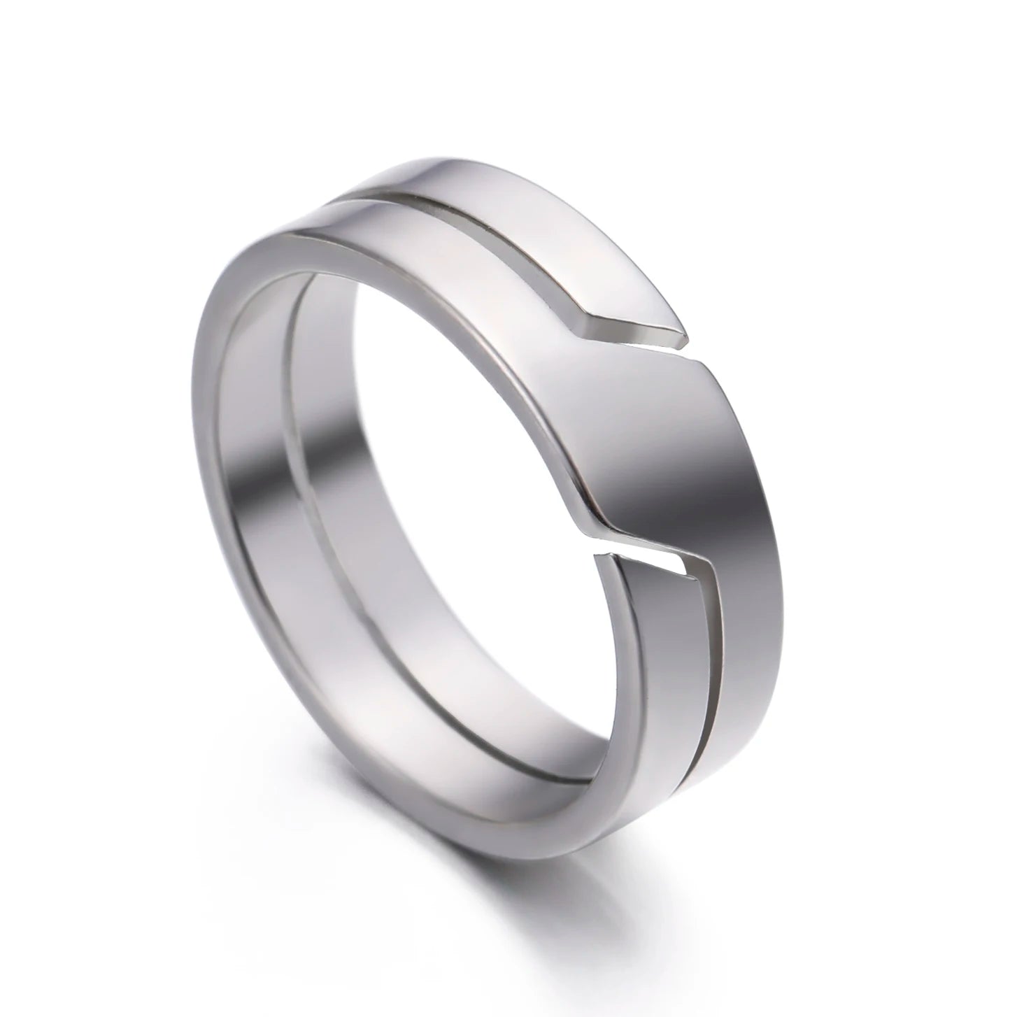 Bague Design Coupée