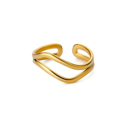 Bague Double Simple