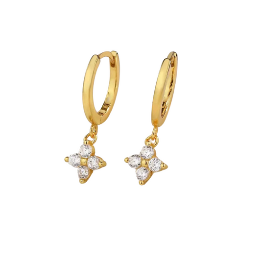 Boucles d'oreilles Fleur