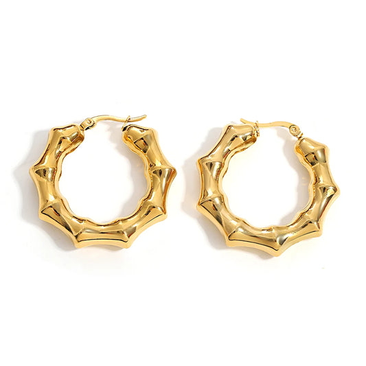 Boucles d'oreilles Bambou