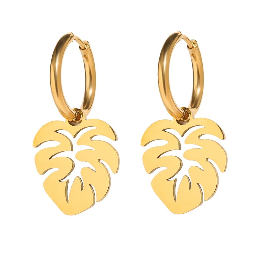Boucles d'oreilles Plantes