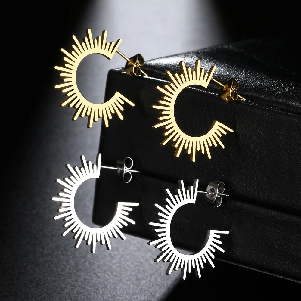 Boucles d'oreilles Soleil