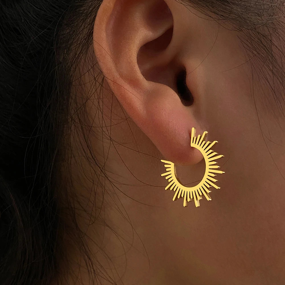 Boucles d'oreilles Soleil