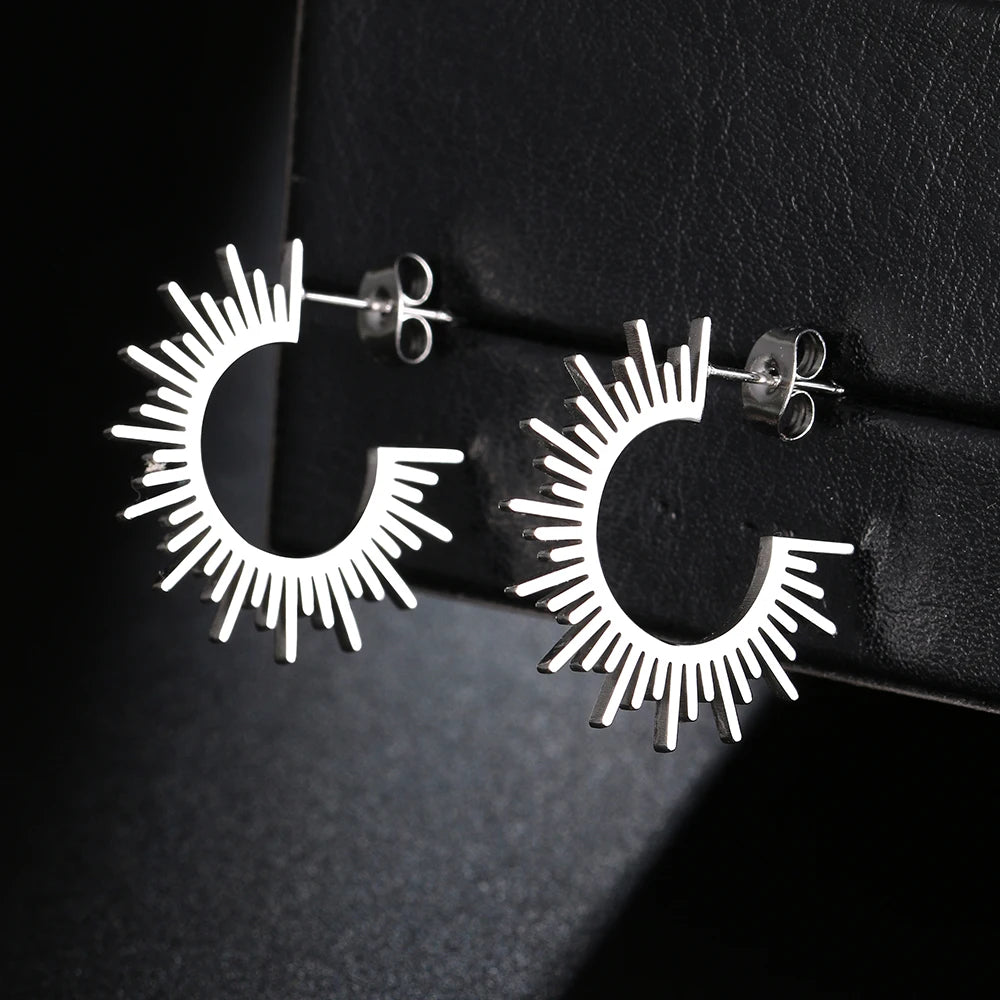 Boucles d'oreilles Soleil