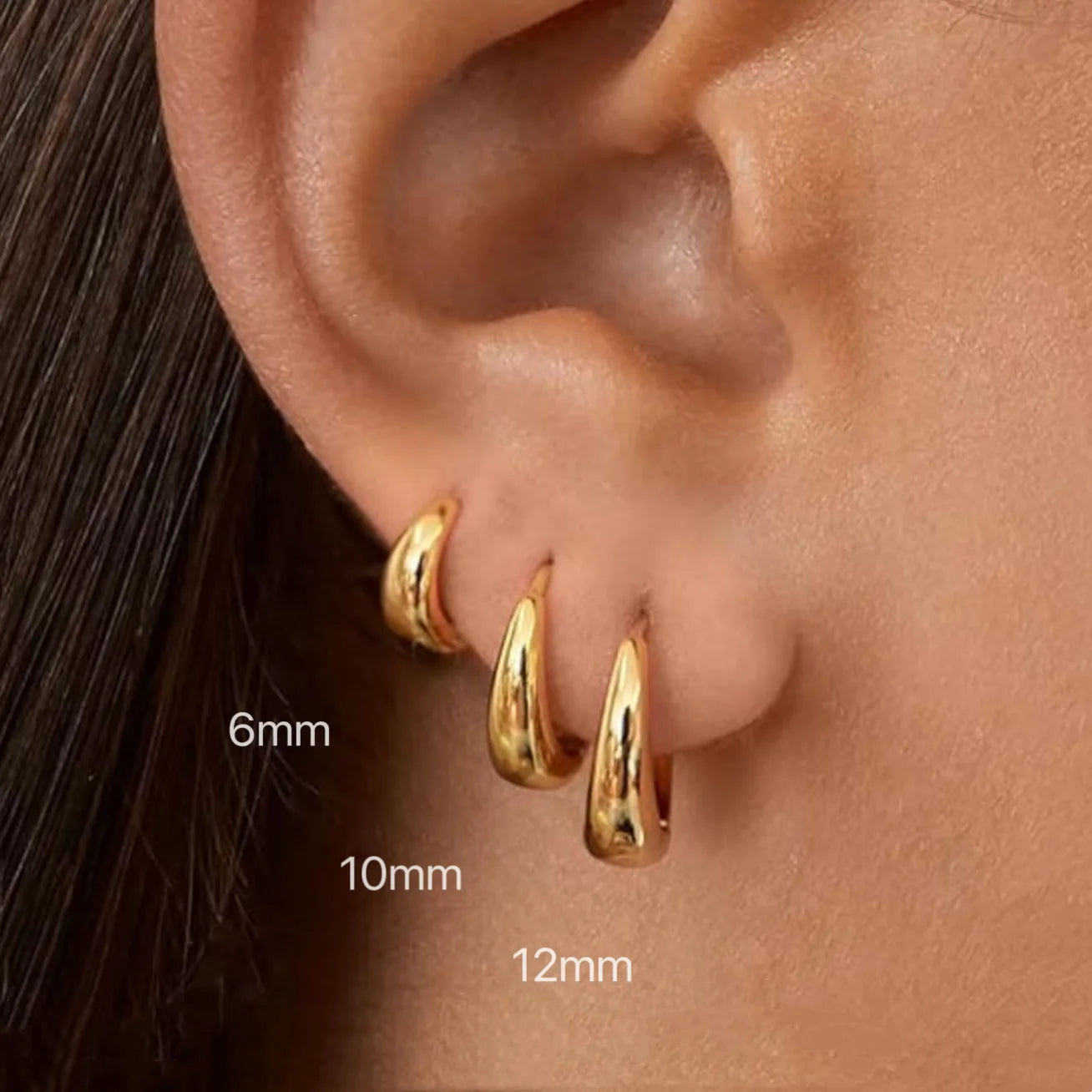 Boucles d'oreilles minimaliste