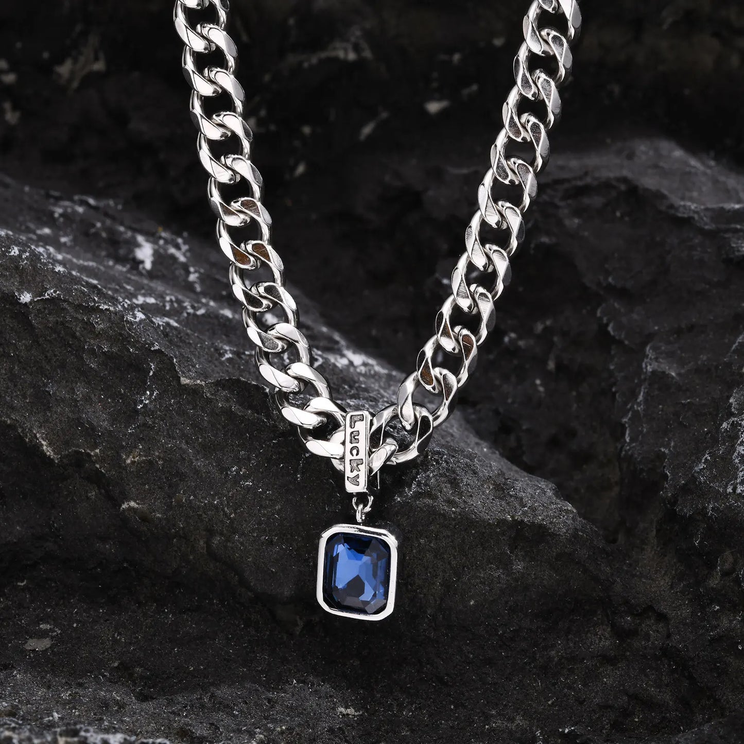 Collier Pierre Bleu