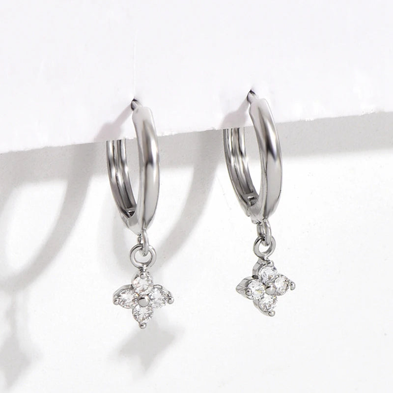 Boucles d'oreilles Fleur