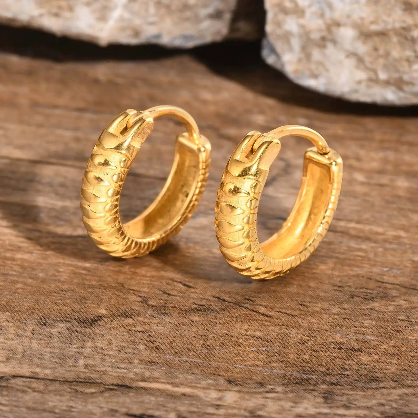 Boucles d'oreilles Serpent