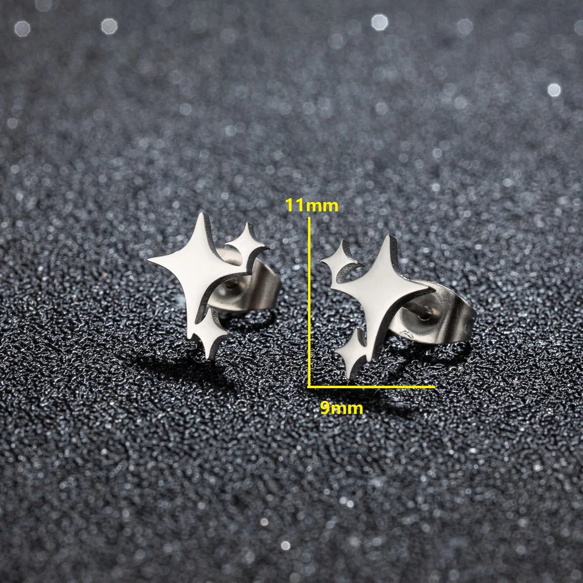 Boucles d'oreilles Étoiles