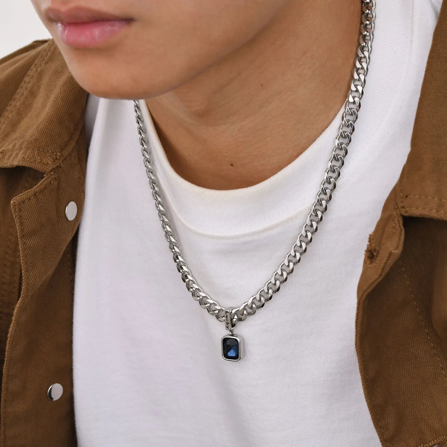 Collier Pierre Bleu