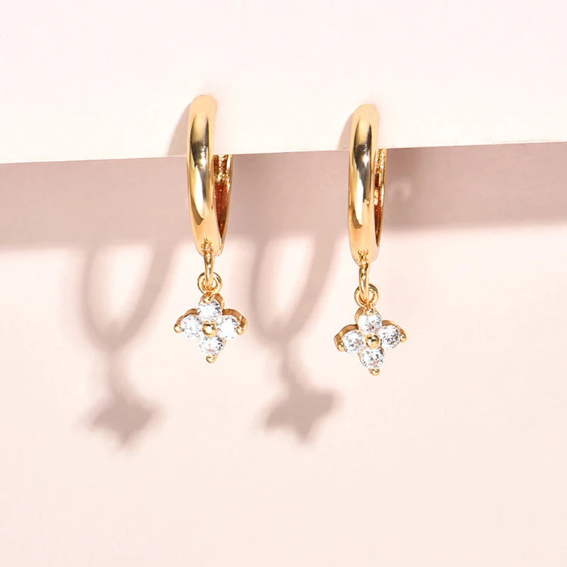 Boucles d'oreilles Fleur