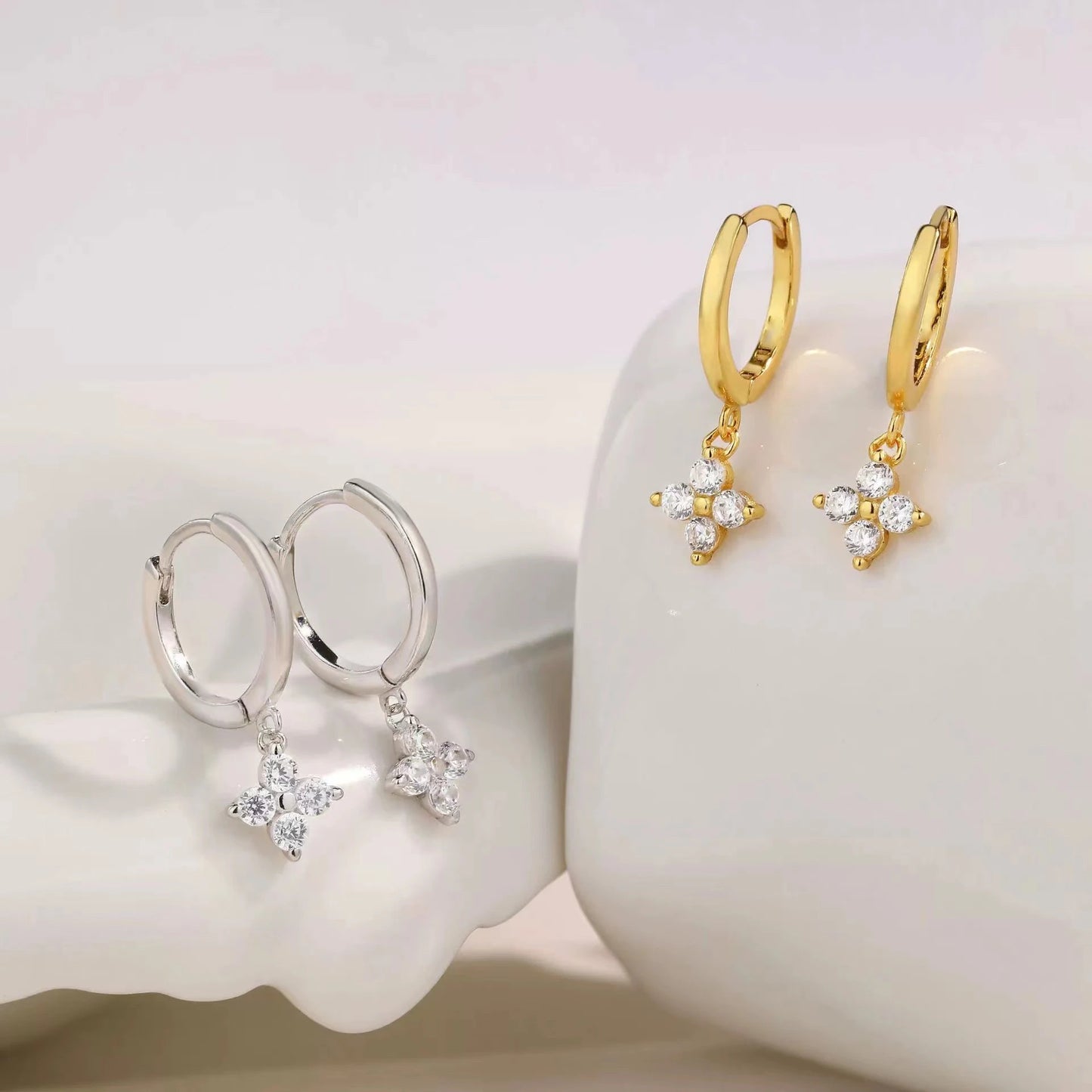 Boucles d'oreilles Fleur