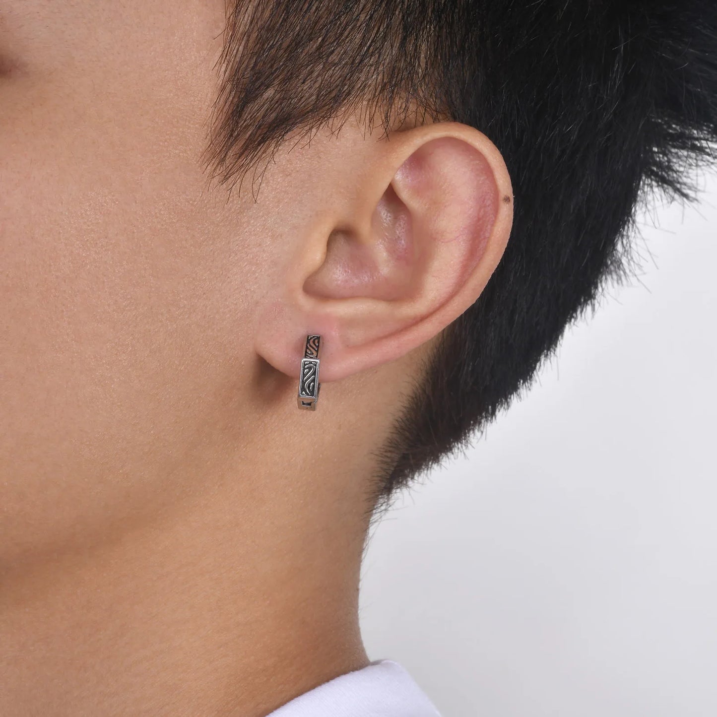 Boucles d'oreilles Hexagonne